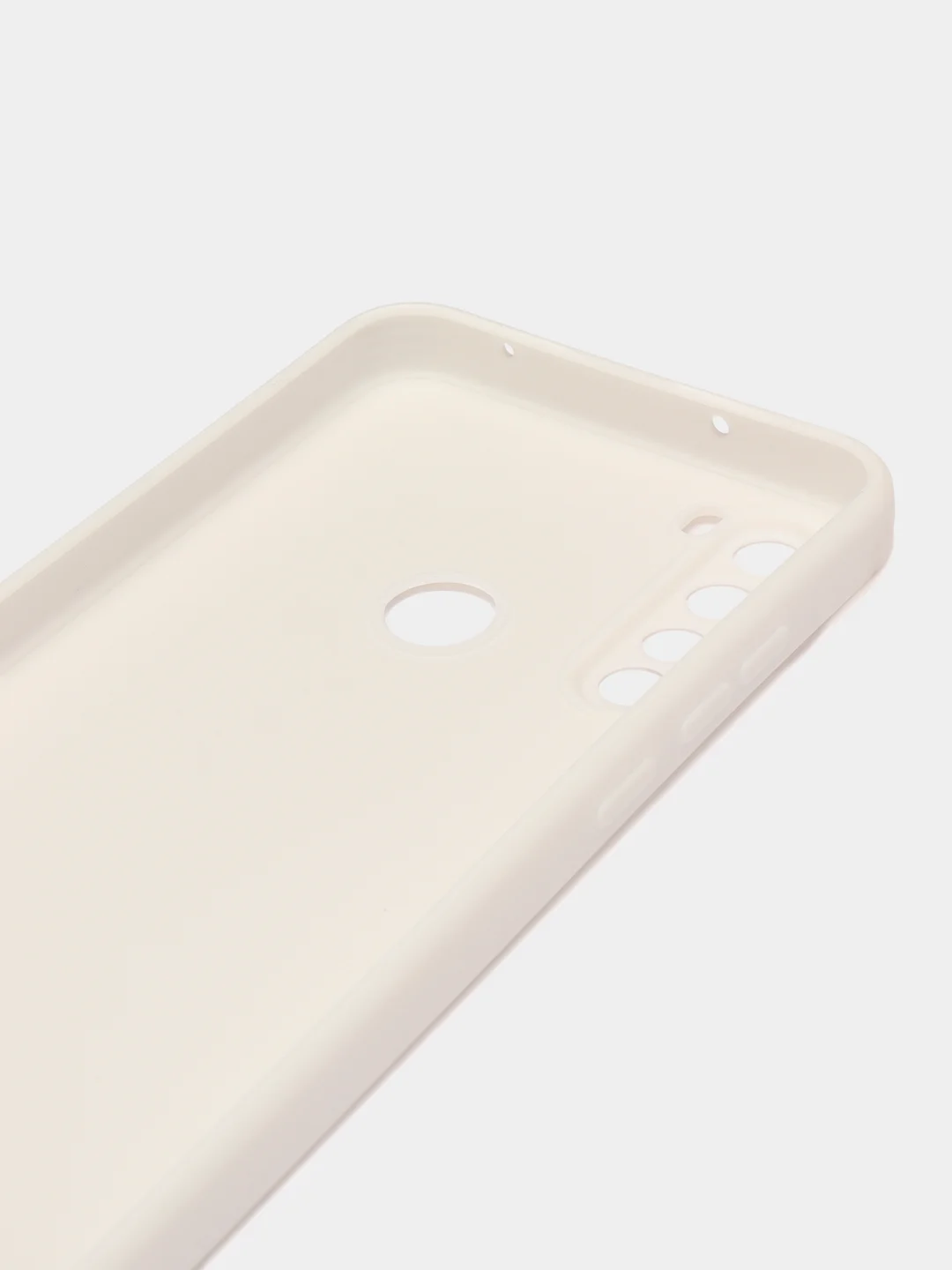 Белый силиконовый чехол для Xiaomi Redmi Note 8T (Сяоми Редми Нот 8Т)
