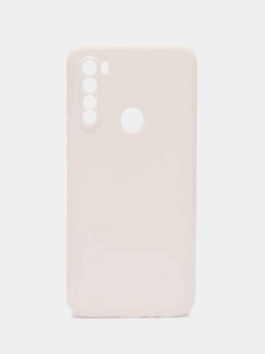 Белый силиконовый чехол для Xiaomi Redmi Note 8T (Сяоми Редми Нот 8Т)