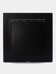 Выключатель 1-клавишный, 250V, 10А, серия Эрна, PSW10-9003-03, черный