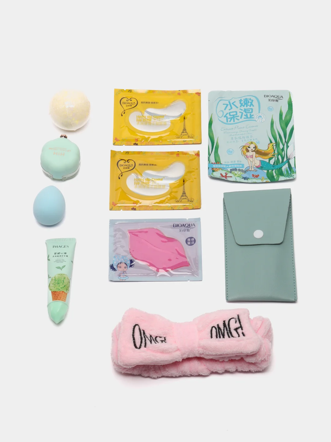Мятный подарочный набор косметики для девушек и женщин /Beauty Box /бьюти бокс