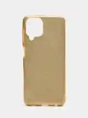 Золотой силиконовый с блестками усиленный чехол Samsung S22/S22plus/S22ultra/A12/A32
