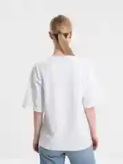 Белый футболка женская, оверсайз