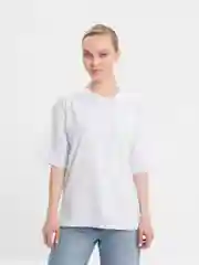 Белый футболка женская, оверсайз