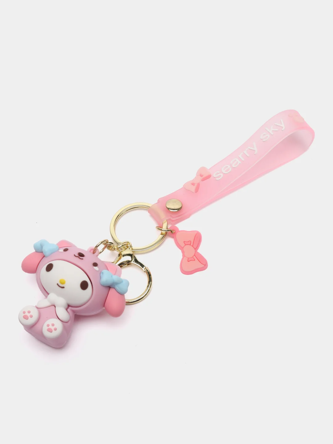 Аметистовый брелок My Melody, Kuromi, Sinnamoroll, Hello Kitty