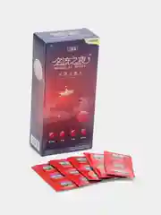 Красный презервативы, 50 / 100 штук