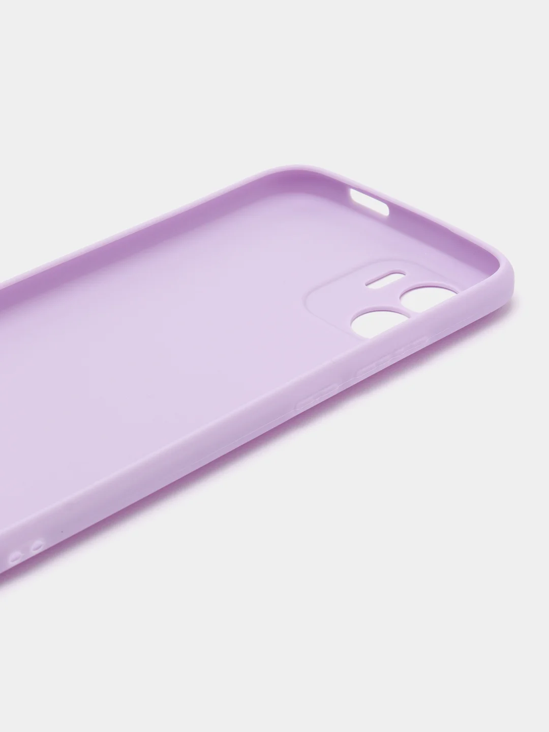 Сиреневый чехол для Xiaomi Redmi A1 / Redmi A2 (Сяоми Редми А1 / А2) силиконовый, цветной, матовый
