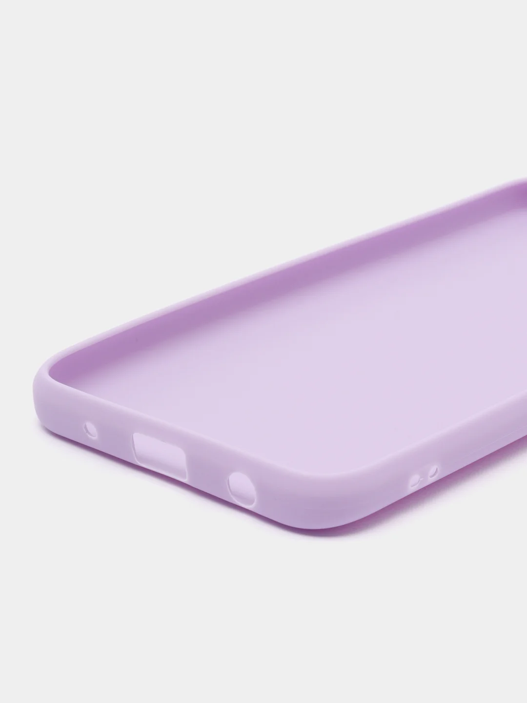 Сиреневый чехол для Xiaomi Redmi A1 / Redmi A2 (Сяоми Редми А1 / А2) силиконовый, цветной, матовый