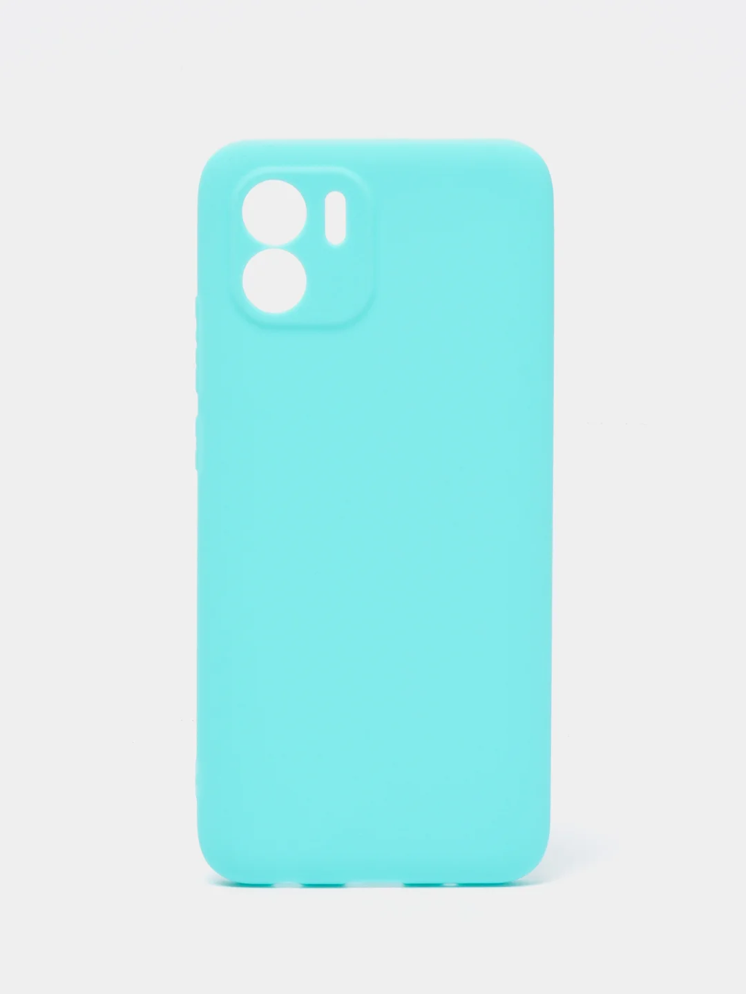Бирюзовый чехол для Xiaomi Redmi A1 / Redmi A2 (Сяоми Редми А1 / А2) силиконовый, цветной, матовый