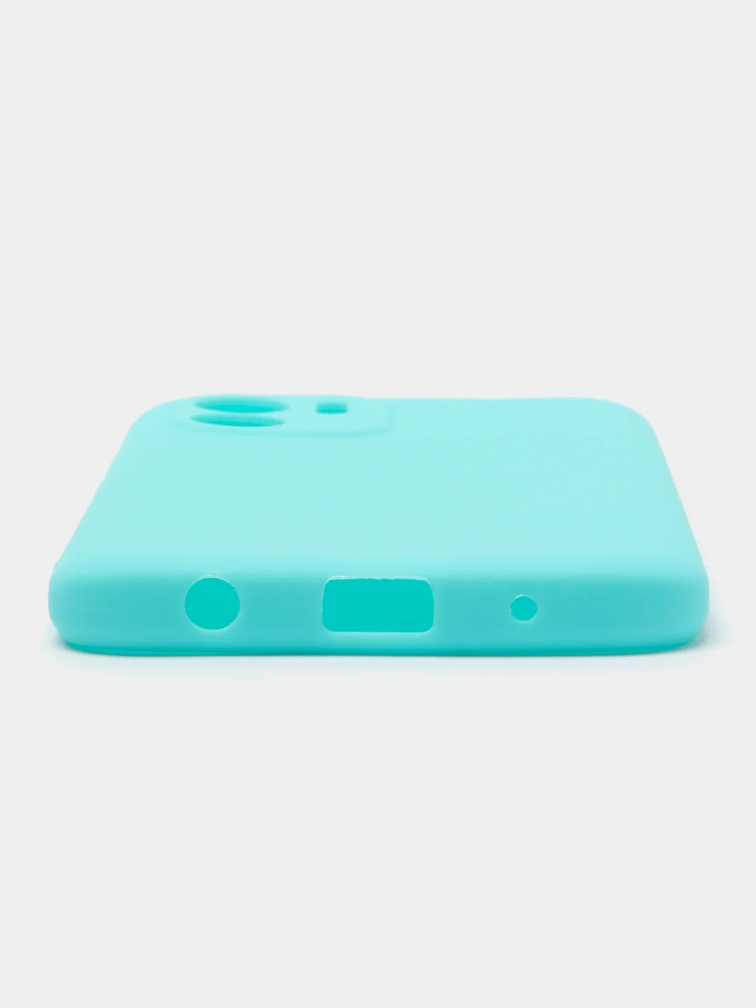 Бирюзовый чехол для Xiaomi Redmi A1 / Redmi A2 (Сяоми Редми А1 / А2) силиконовый, цветной, матовый