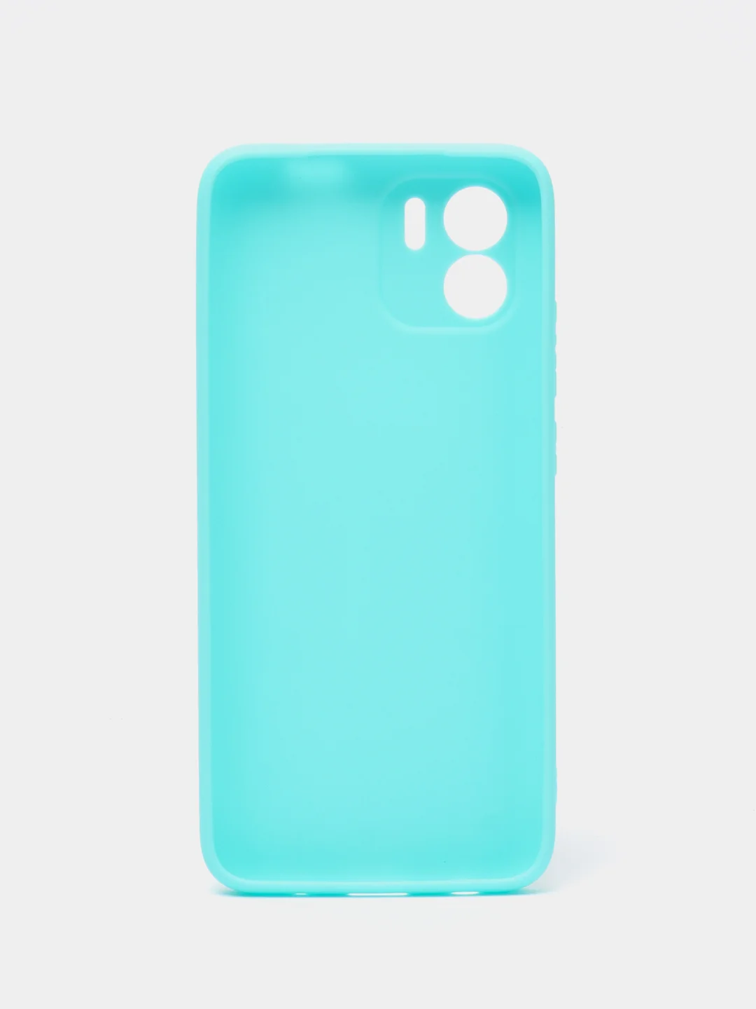 Бирюзовый чехол для Xiaomi Redmi A1 / Redmi A2 (Сяоми Редми А1 / А2) силиконовый, цветной, матовый