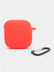 Красный чехол на Xiaomi Redmi Buds 3 для беспроводных наушников КАРТОФАН силиконовый матовый