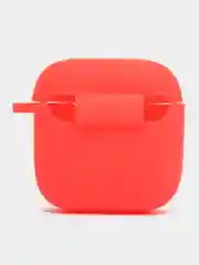 Красный чехол на Xiaomi Redmi Buds 3 для беспроводных наушников КАРТОФАН силиконовый матовый