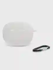 Белый чехол на Realme Buds Air 3 для беспроводных наушников КАРТОФАН силиконовый матовый