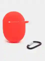 Красный чехол для беспроводных наушников Xiaomi Redmi Buds 4 силиконовый КАРТОФАН матовый