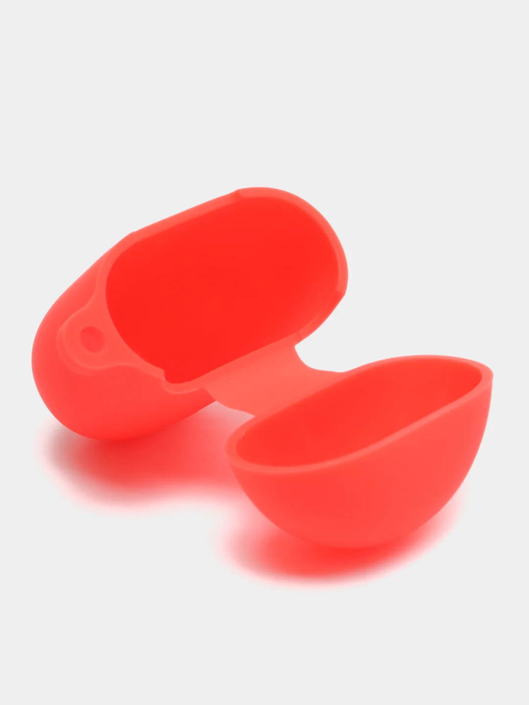Красный чехол для беспроводных наушников Xiaomi Redmi Buds 4 силиконовый КАРТОФАН матовый