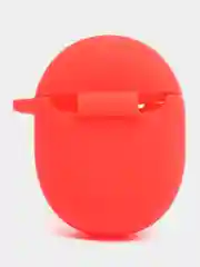 Красный чехол для беспроводных наушников Xiaomi Redmi Buds 4 силиконовый КАРТОФАН матовый