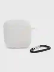 Белый чехол на Xiaomi Redmi Buds 3 для беспроводных наушников КАРТОФАН силиконовый матовый