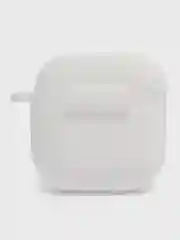 Белый чехол на Xiaomi Redmi Buds 3 для беспроводных наушников КАРТОФАН силиконовый матовый