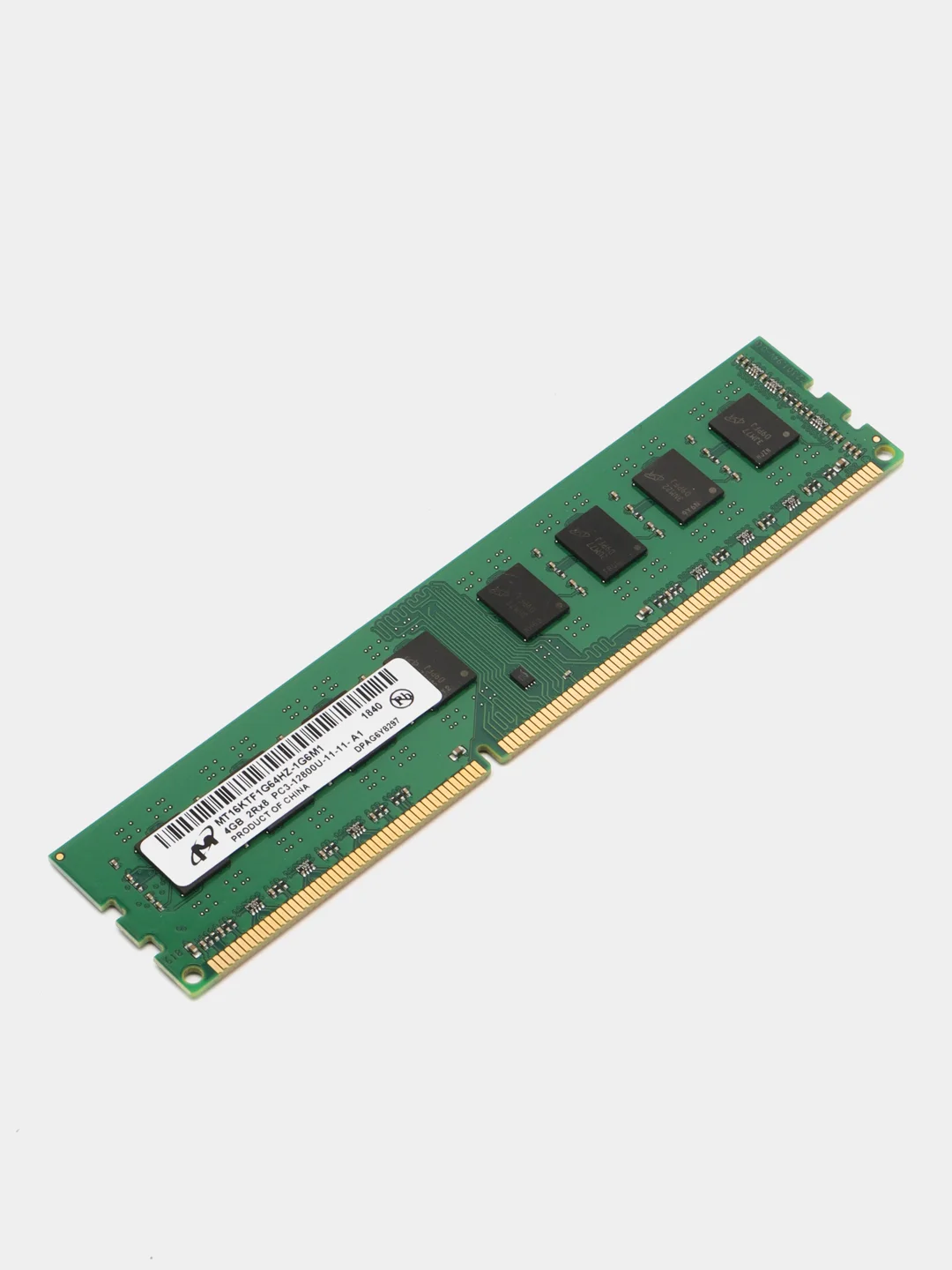 Оперативная память для компьютера Micron DDR3, 4 Гб, 1600 MHz, DIMM PC3-12800U
