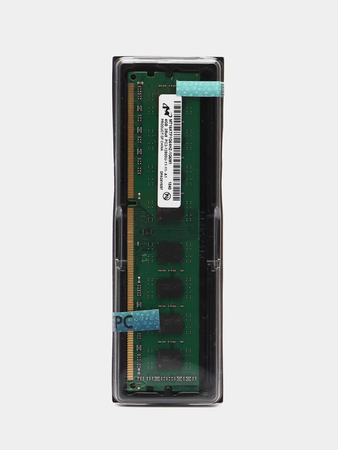 Оперативная память для компьютера Micron DDR3, 4 Гб, 1600 MHz, DIMM PC3-12800U