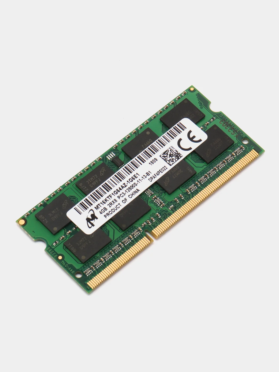 Оперативная память для ноутбука Micron DDR3, 4 ГБ, 1600 MHz, SO-DIMM PC3-12800U