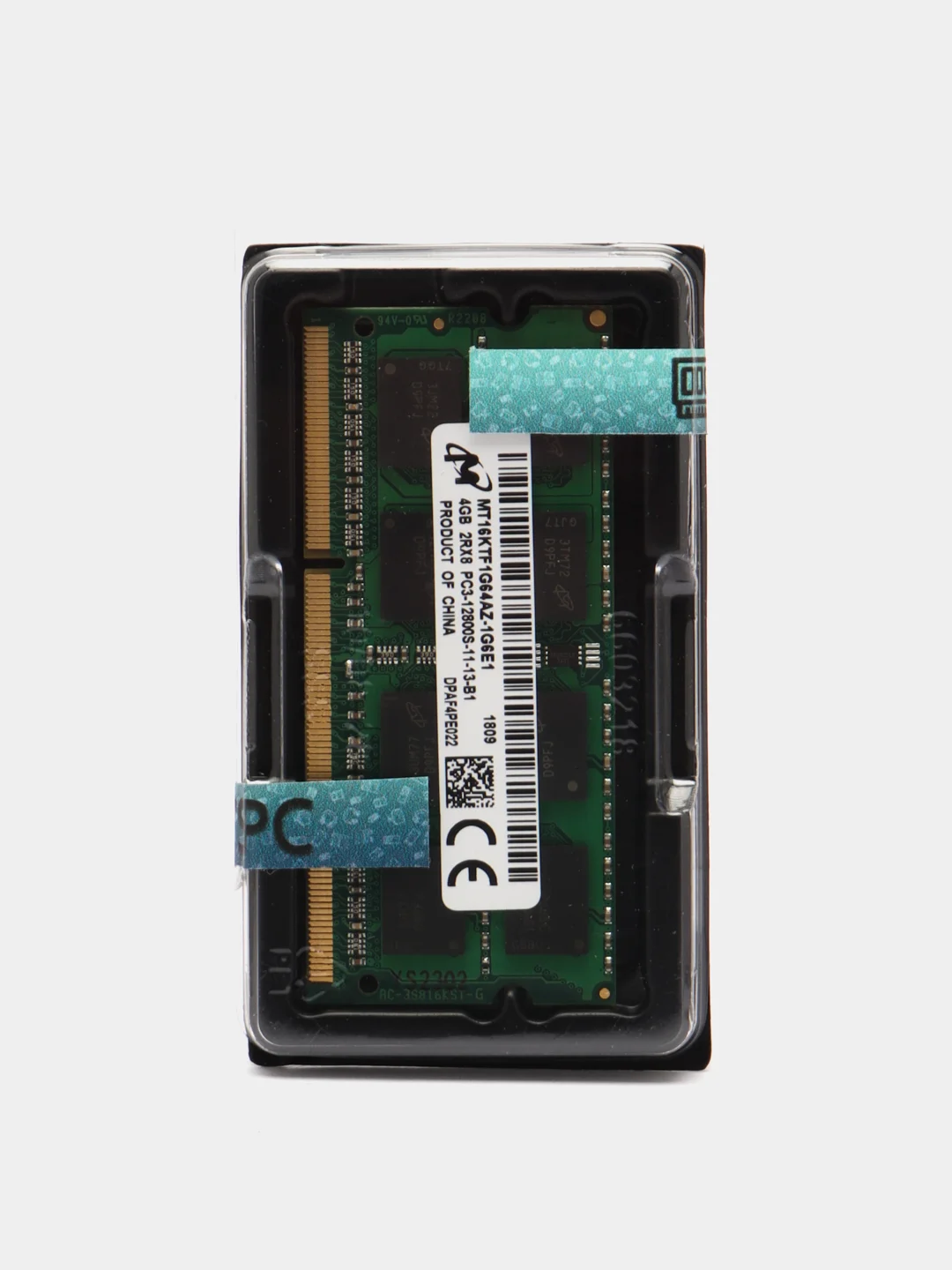 Оперативная память для ноутбука Micron DDR3, 4 ГБ, 1600 MHz, SO-DIMM PC3-12800U