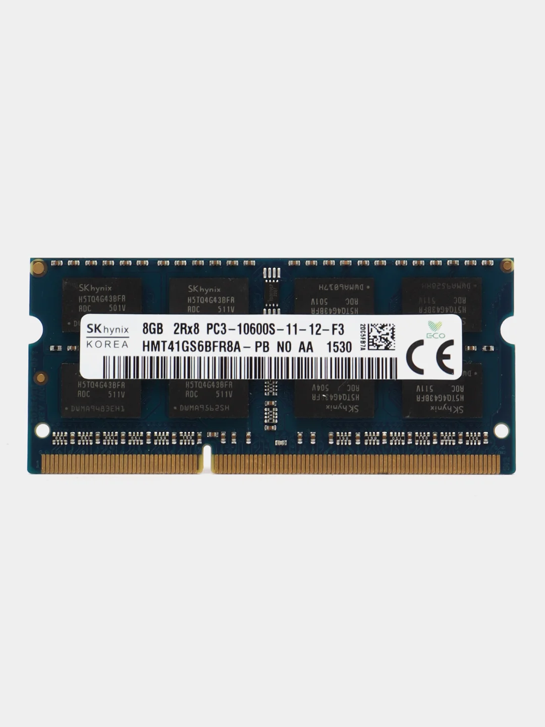 Оперативная память Hynix DDR3, 8 Гб, 1333 MHz SO-DIMM PC3-10600U, для ноутбука
