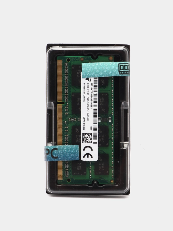 Оперативная память для ноутбука Micron DDR3, 8 ГБ, 1333 MHz, SO-DIMM PC3-10600U