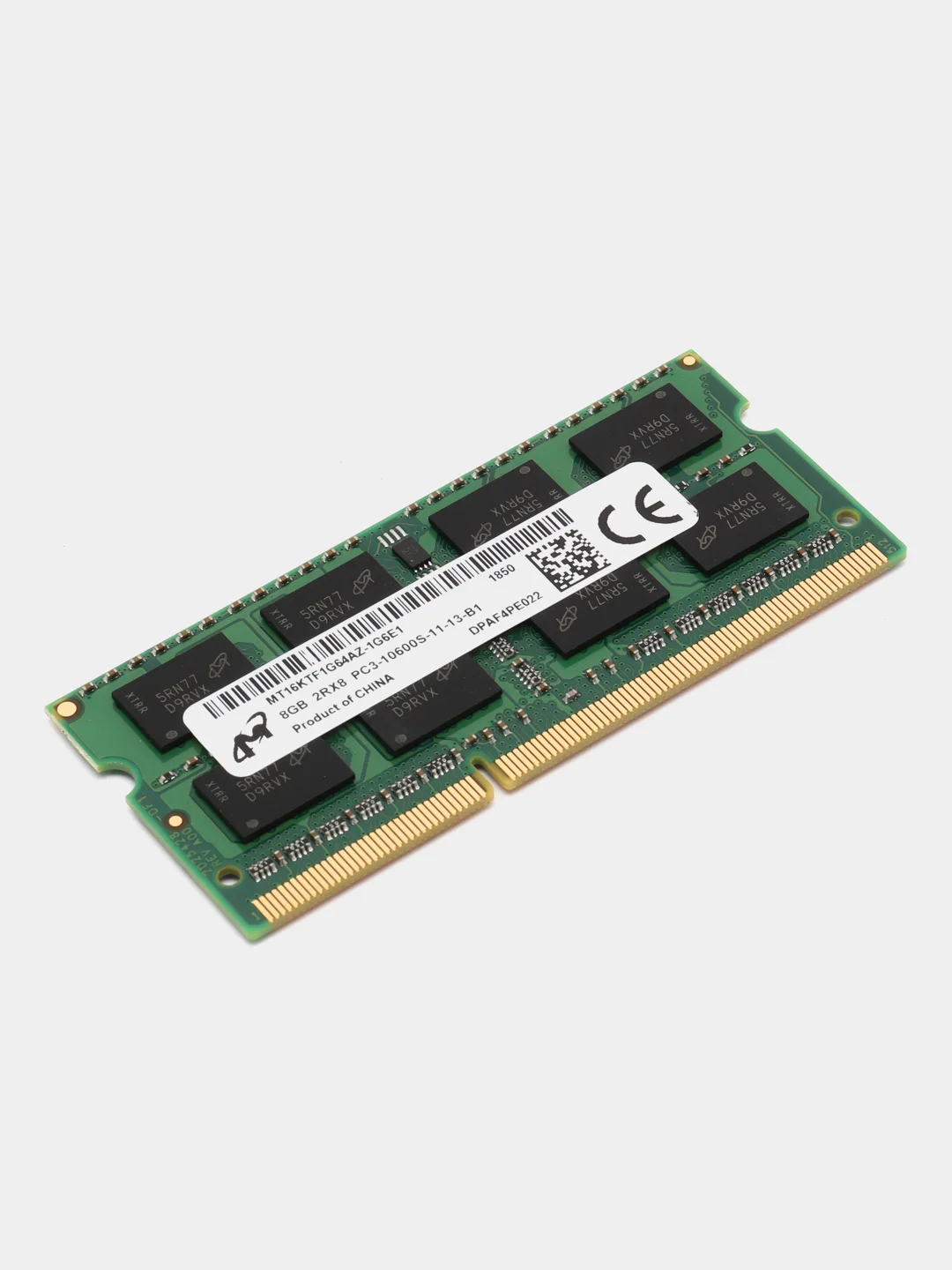 Оперативная память для ноутбука Micron DDR3, 8 ГБ, 1333 MHz, SO-DIMM PC3-10600U