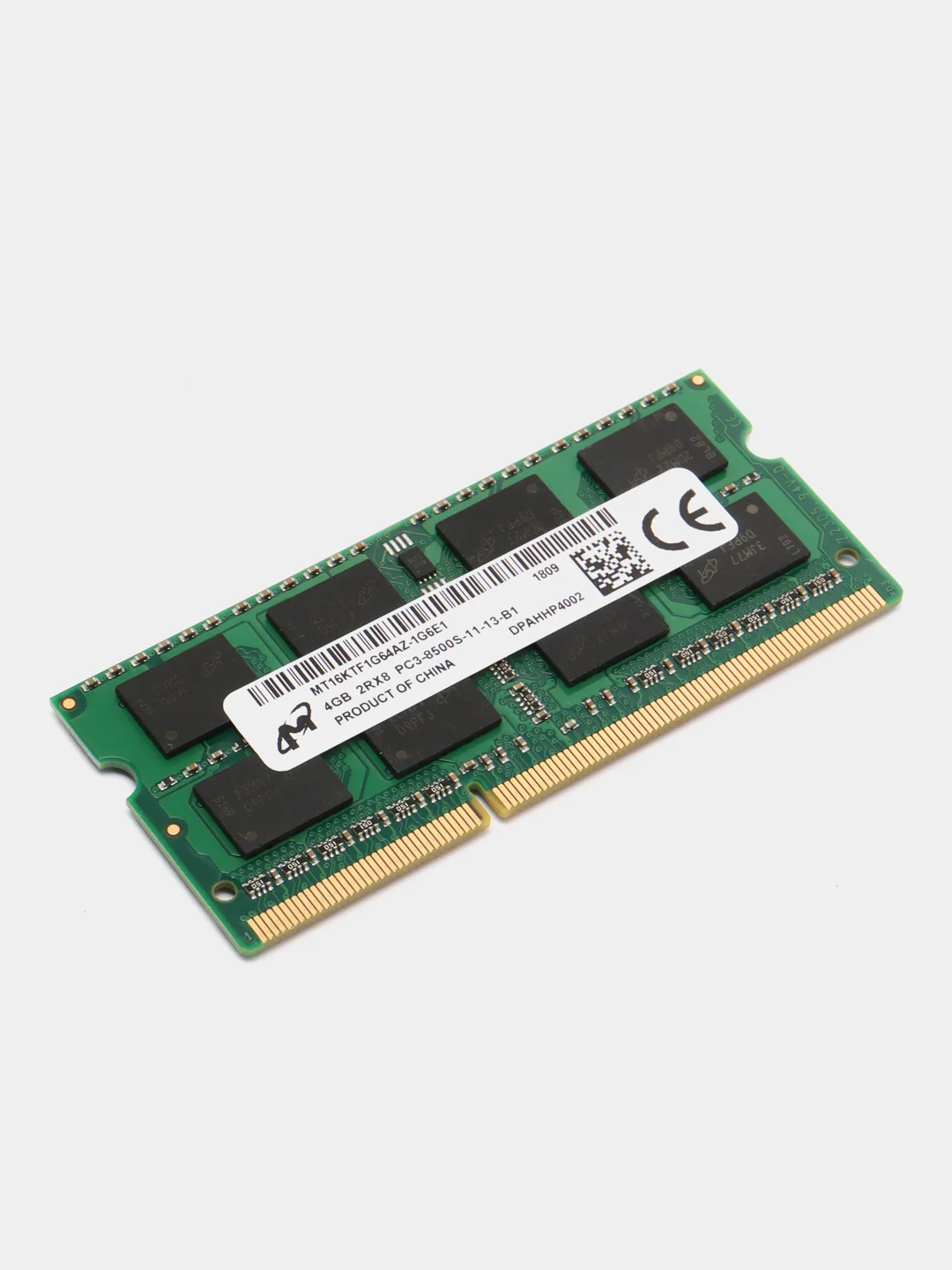 Оперативная память для ноутбука Micron DDR3, 4 Гб, 1066 MHz, SO-DIMM PC3-8500U