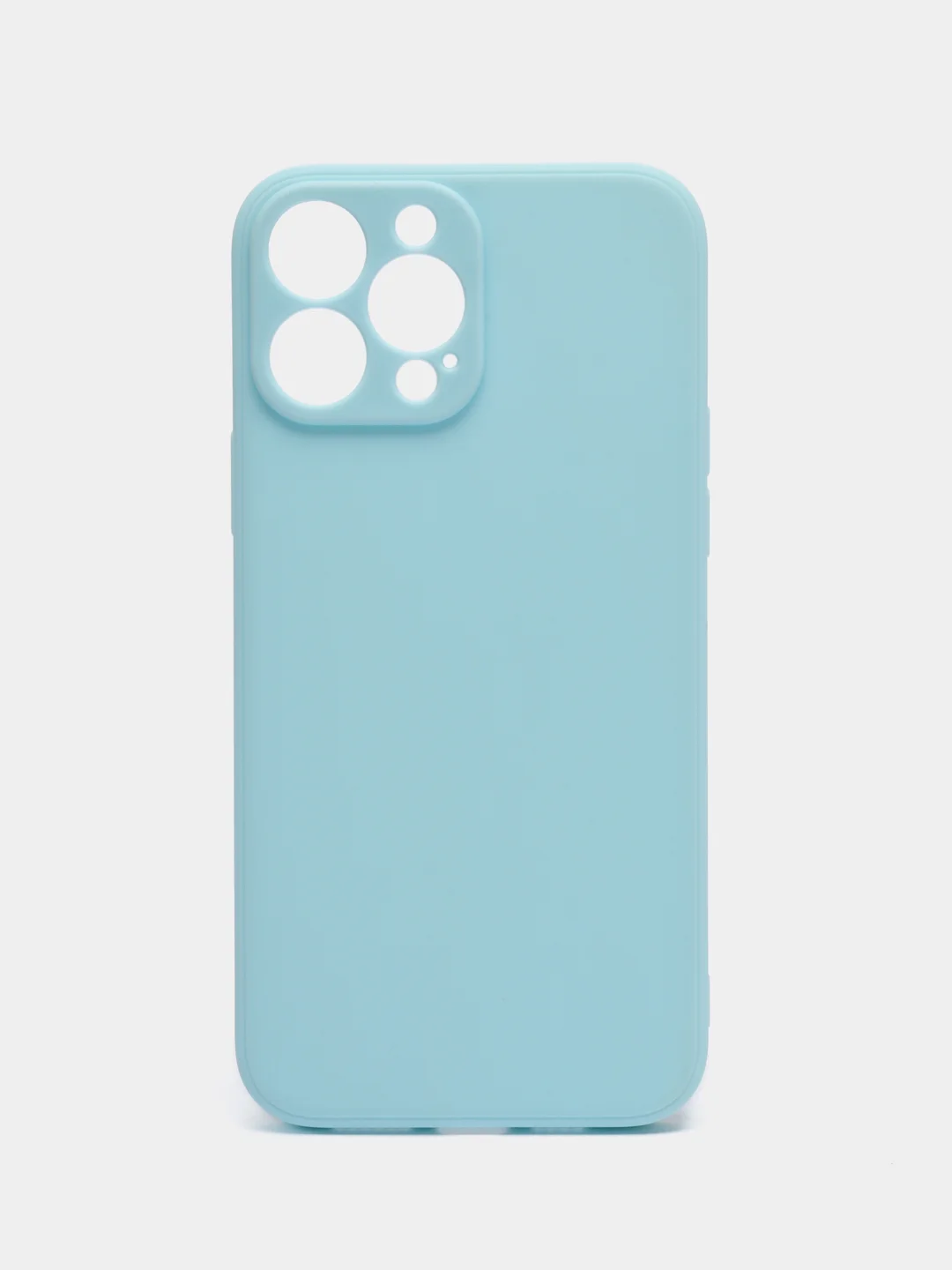 Голубой чехол для iPhone 13, 13 Pro, 13 Pro Max (Айфон 13, 13 Про, 13 Про Макс)