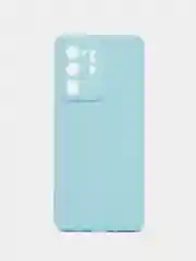 Голубой чехол для Samsung Galaxy S20, S20 Plus, S20 Ultra (c20), силиконовый, c защитой камеры