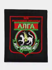 Разноцветный шеврон-нашивка "Алга"