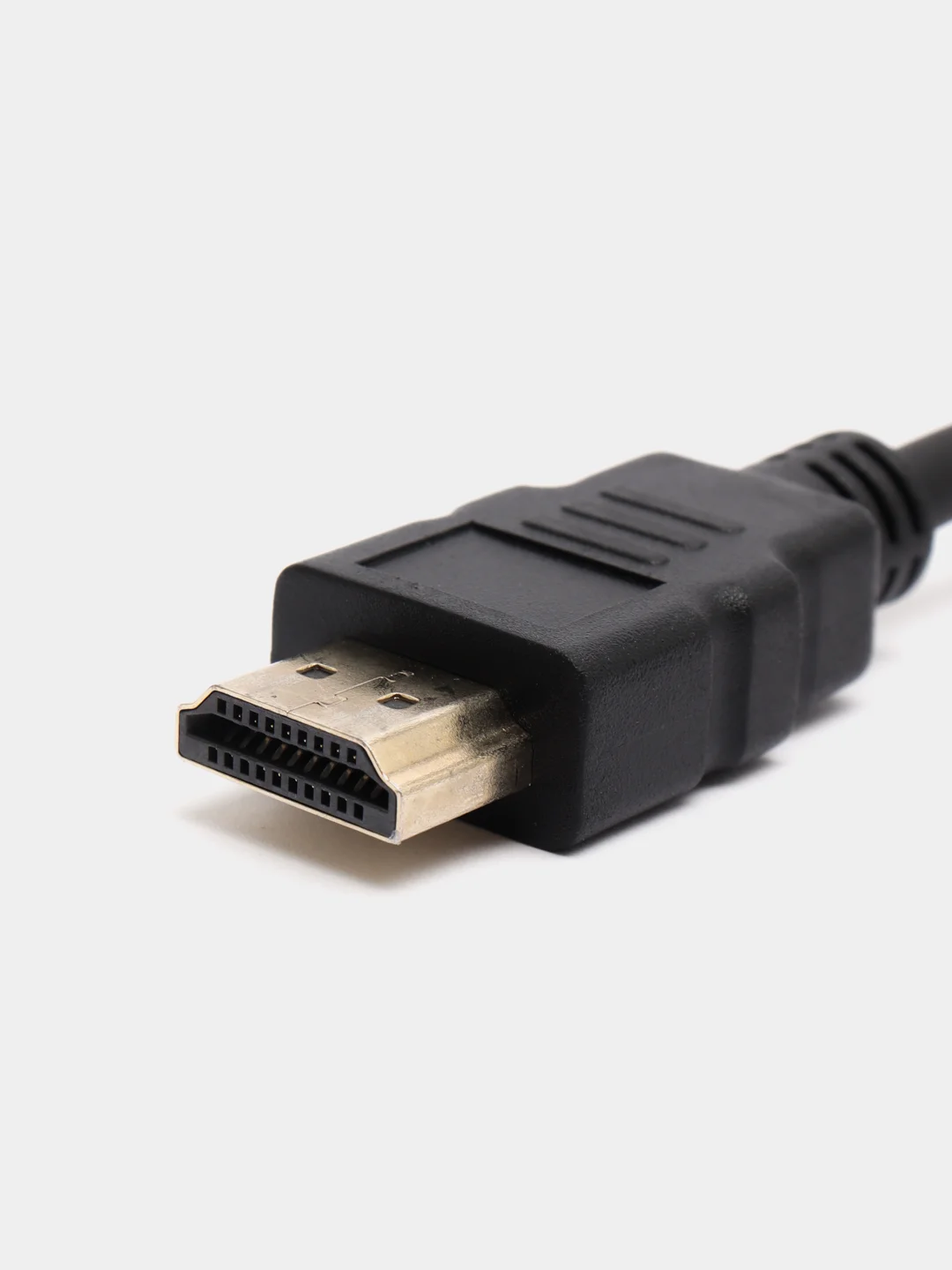 Хром адаптер HDMI to VGA, 20 см, переходник VGA на HDMI, кабель HDMI - VGA, конвертер HDMI - VGA