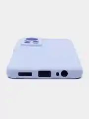Небесно-голубой чехол силиконовый для Infinix Note 11 Pro/Note 11S (Инфиникс Нот 11 Про/Нот 11С)