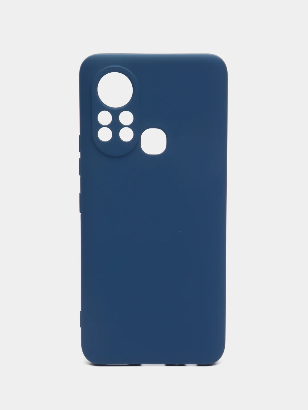 Темно-синий чехол силиконовый для Infinix Hot 11S (Инфиникс Хот 11С), Silicone Cover