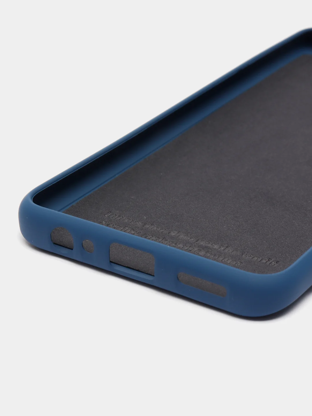 Темно-синий чехол силиконовый для Infinix Hot 11S (Инфиникс Хот 11С), Silicone Cover