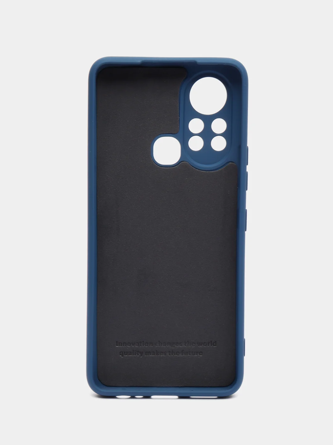 Темно-синий чехол силиконовый для Infinix Hot 11S (Инфиникс Хот 11С), Silicone Cover