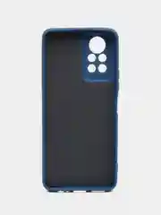 Темно-синий чехол силиконовый для Infinix Note 11 Pro/Note 11S (Инфиникс Нот 11 Про/Нот 11С)