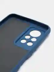 Темно-синий чехол силиконовый для Infinix Note 11 Pro/Note 11S (Инфиникс Нот 11 Про/Нот 11С)