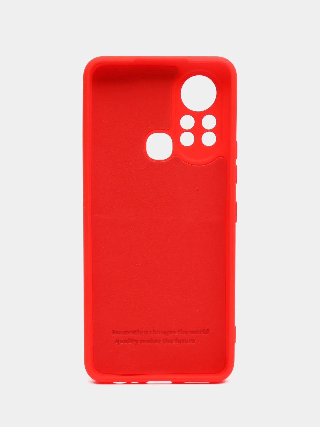 Красный чехол силиконовый для Infinix Hot 11S (Инфиникс Хот 11С), Silicone Cover