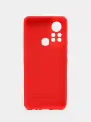 Красный чехол силиконовый для Infinix Hot 11S (Инфиникс Хот 11С), Silicone Cover