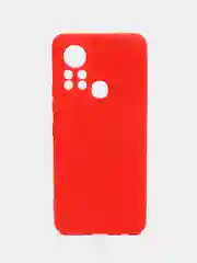 Красный чехол силиконовый для Infinix Hot 11S (Инфиникс Хот 11С), Silicone Cover