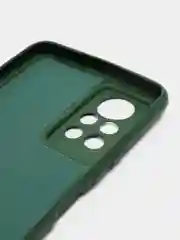 Тёмно-зелёный чехол силиконовый для Infinix Note 11 Pro/Note 11S (Инфиникс Нот 11 Про/Нот 11С)