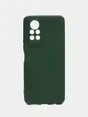 Тёмно-зелёный чехол силиконовый для Infinix Note 11 Pro/Note 11S (Инфиникс Нот 11 Про/Нот 11С)