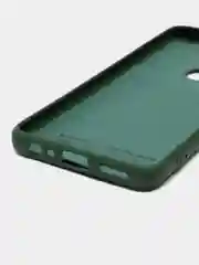 Тёмно-зелёный чехол силиконовый для Infinix Hot 11S (Инфиникс Хот 11С), Silicone Cover