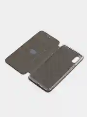 Черный чехол-книжка для Xiaomi Redmi 9A  (Сяоми редми 9А)