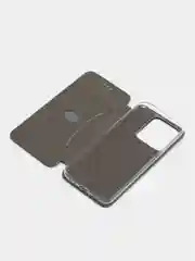 Тёмно-зелёный чехол-книжка для Tecno Spark 8C / Spark Go 2022 (Техно Спарк 8С / Спарк Го 2022)