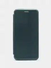 Тёмно-зелёный чехол-книжка для Tecno Spark 8C / Spark Go 2022 (Техно Спарк 8С / Спарк Го 2022)