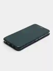 Тёмно-зелёный чехол-книжка для Tecno Spark 8C / Spark Go 2022 (Техно Спарк 8С / Спарк Го 2022)